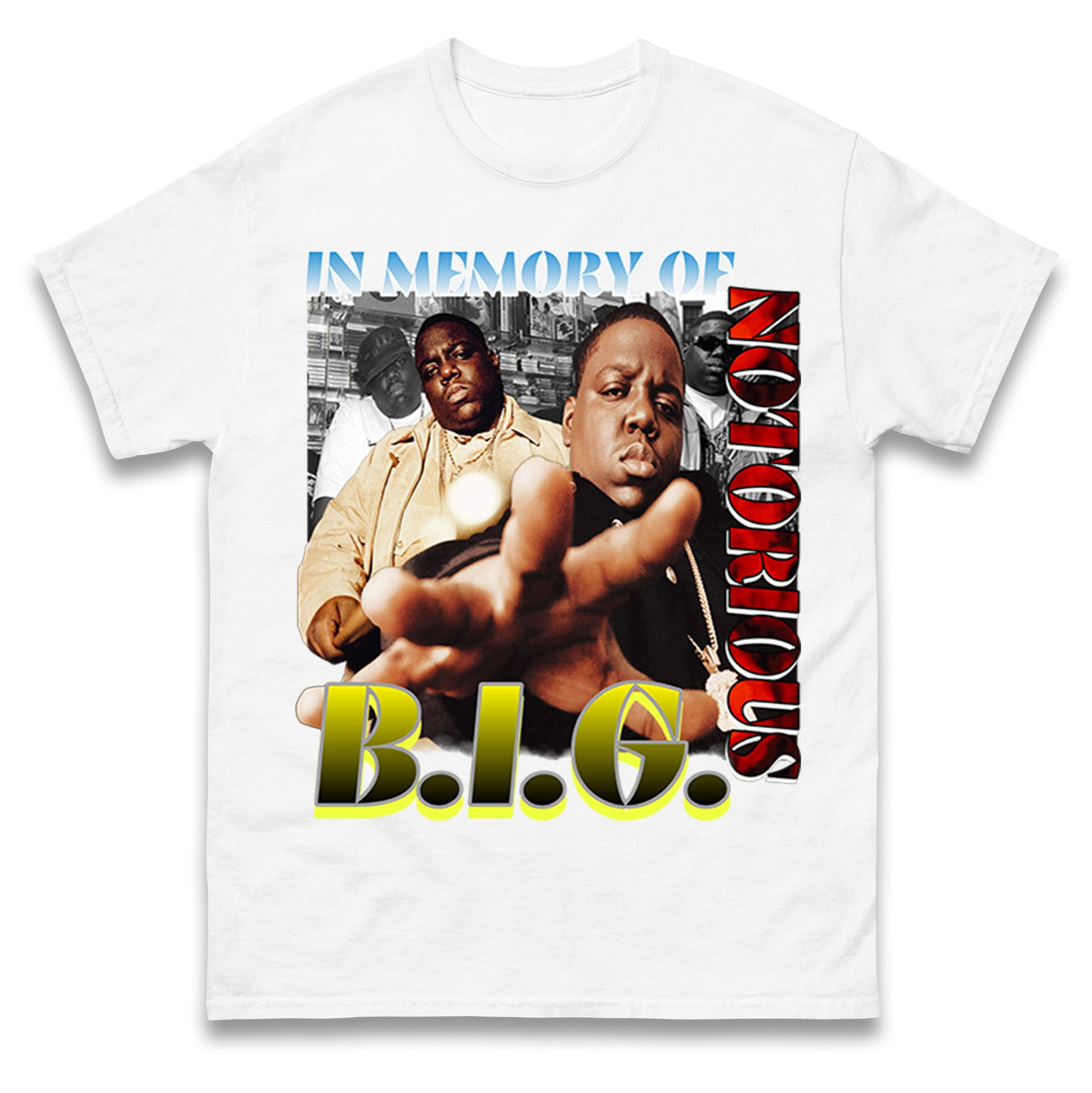 In memory of Notorious B.I.G. T Shirt