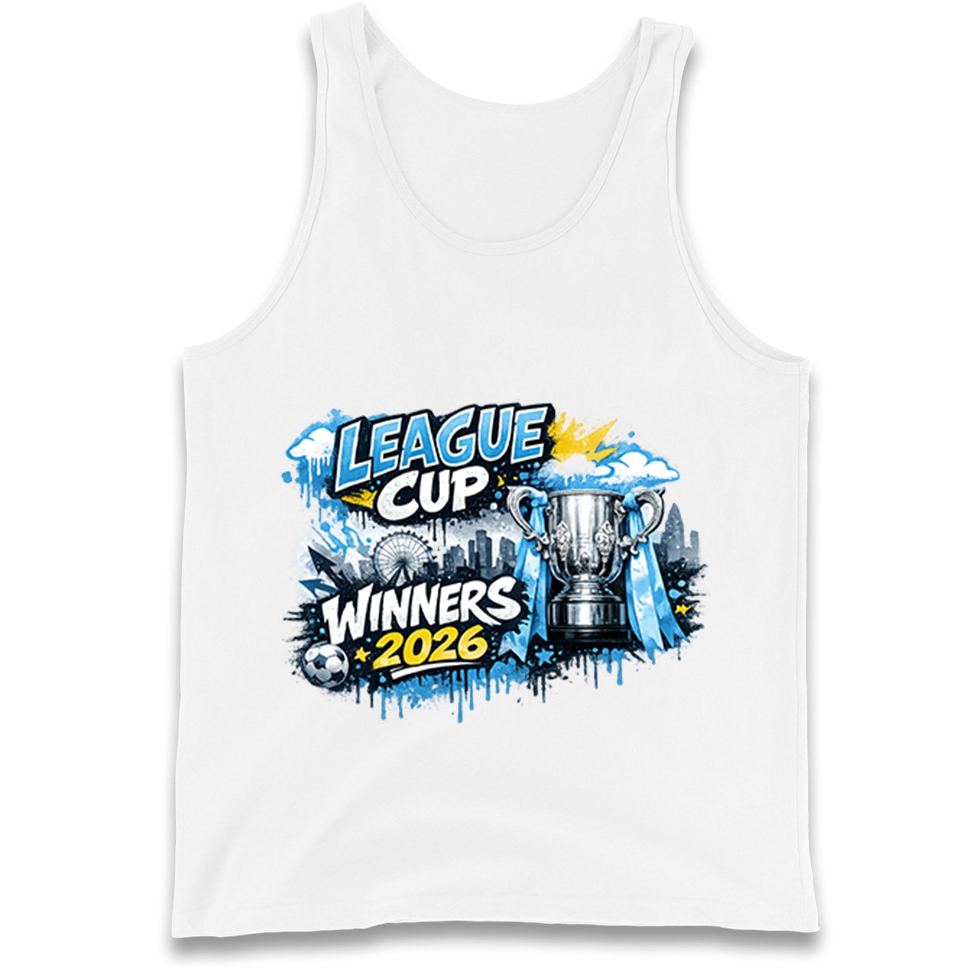Man City League Cup Winners 2026 Tank Top