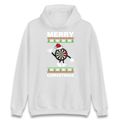 dartboard christmas santa costume hoodie
