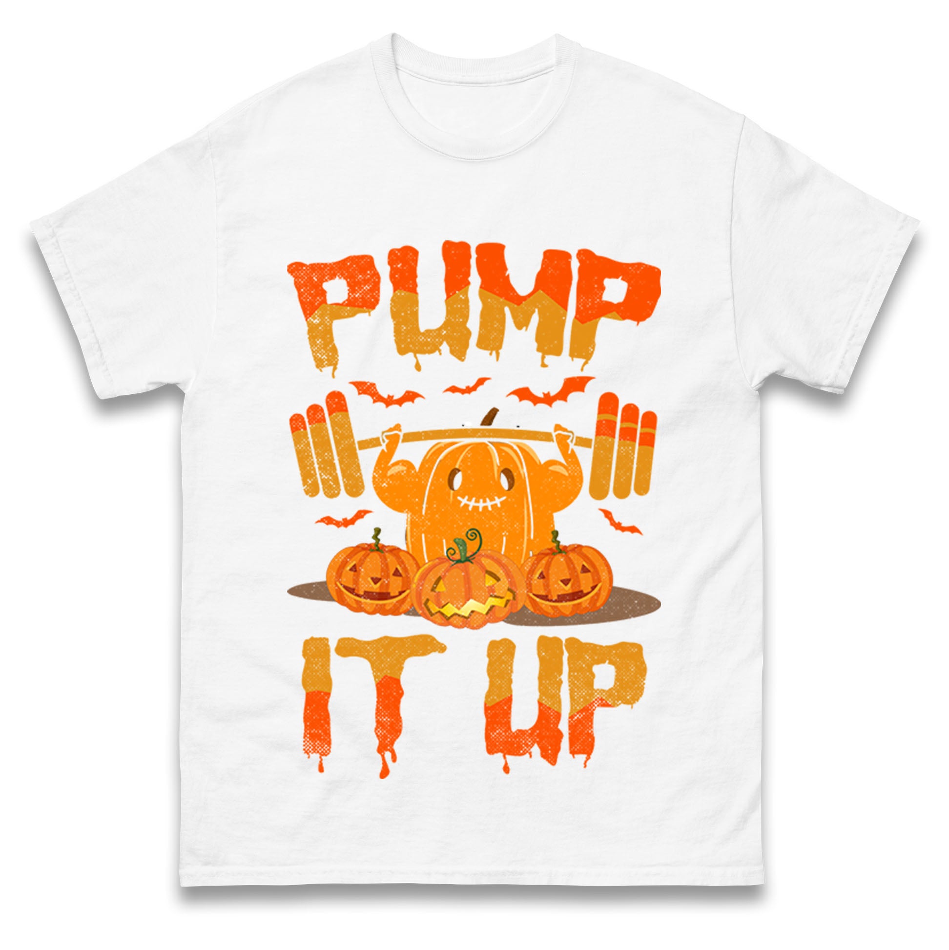 Halloween Fitness Pumpkin T Shirts