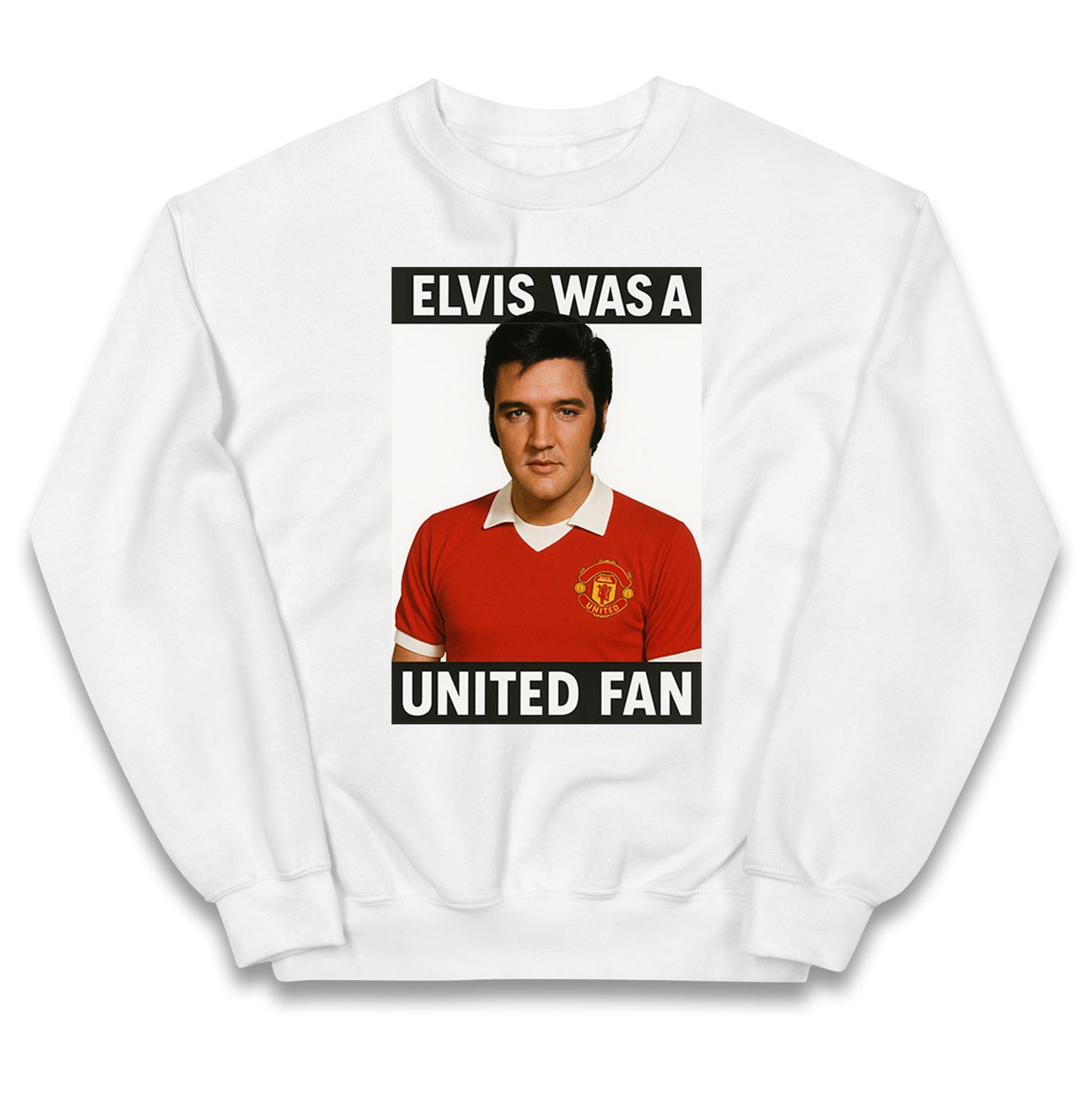 Elvis Presley Mnchester United Kids Jumper