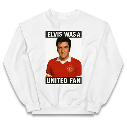 Elvis Presley Mnchester United Kids Jumper
