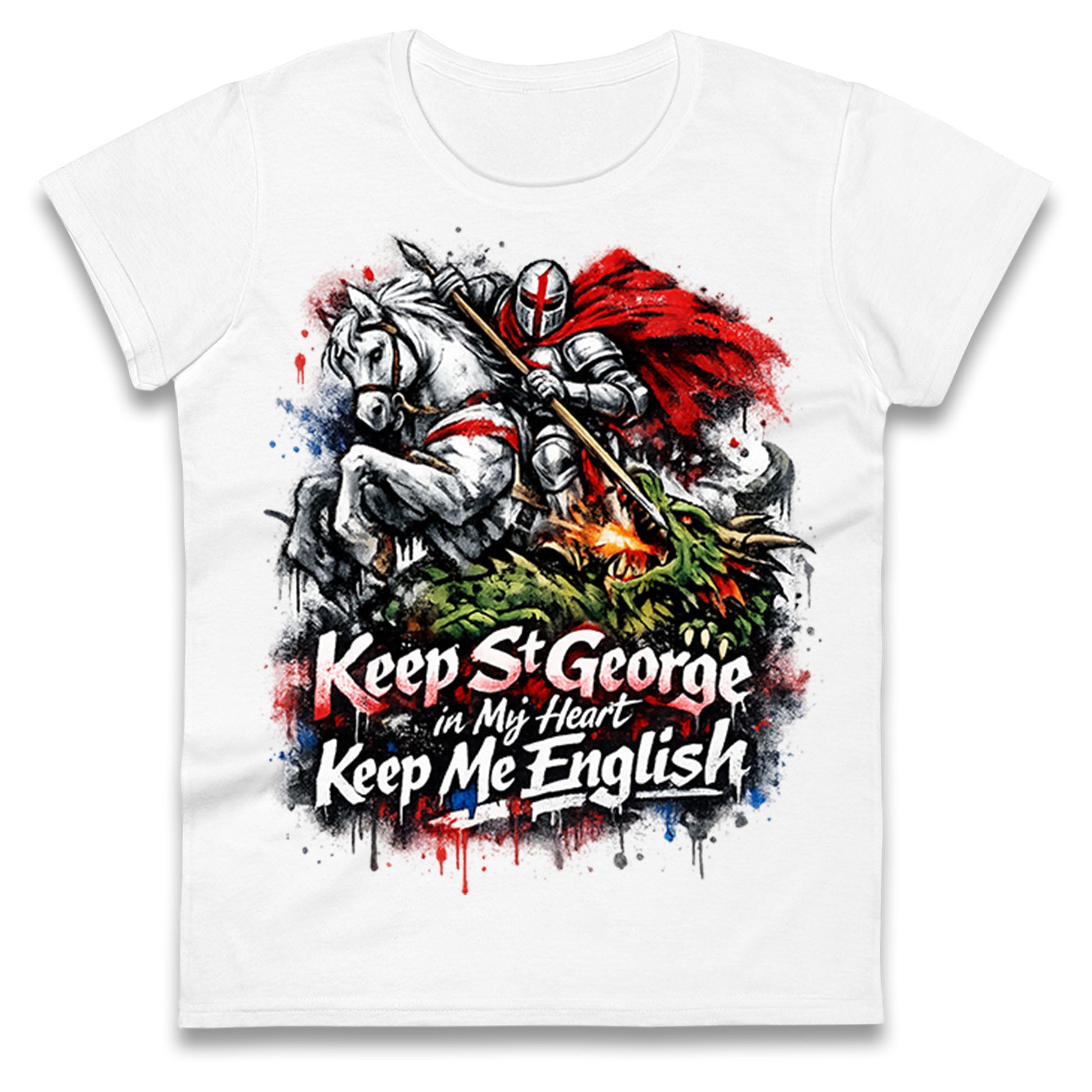 St gorges Cross Ladies T Shirt