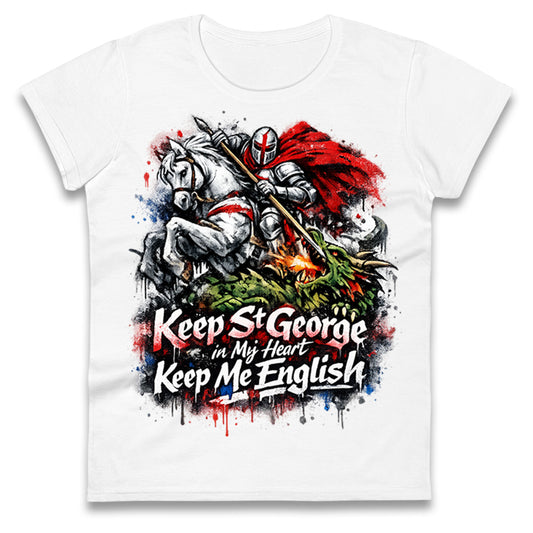 St gorges Cross Ladies T Shirt