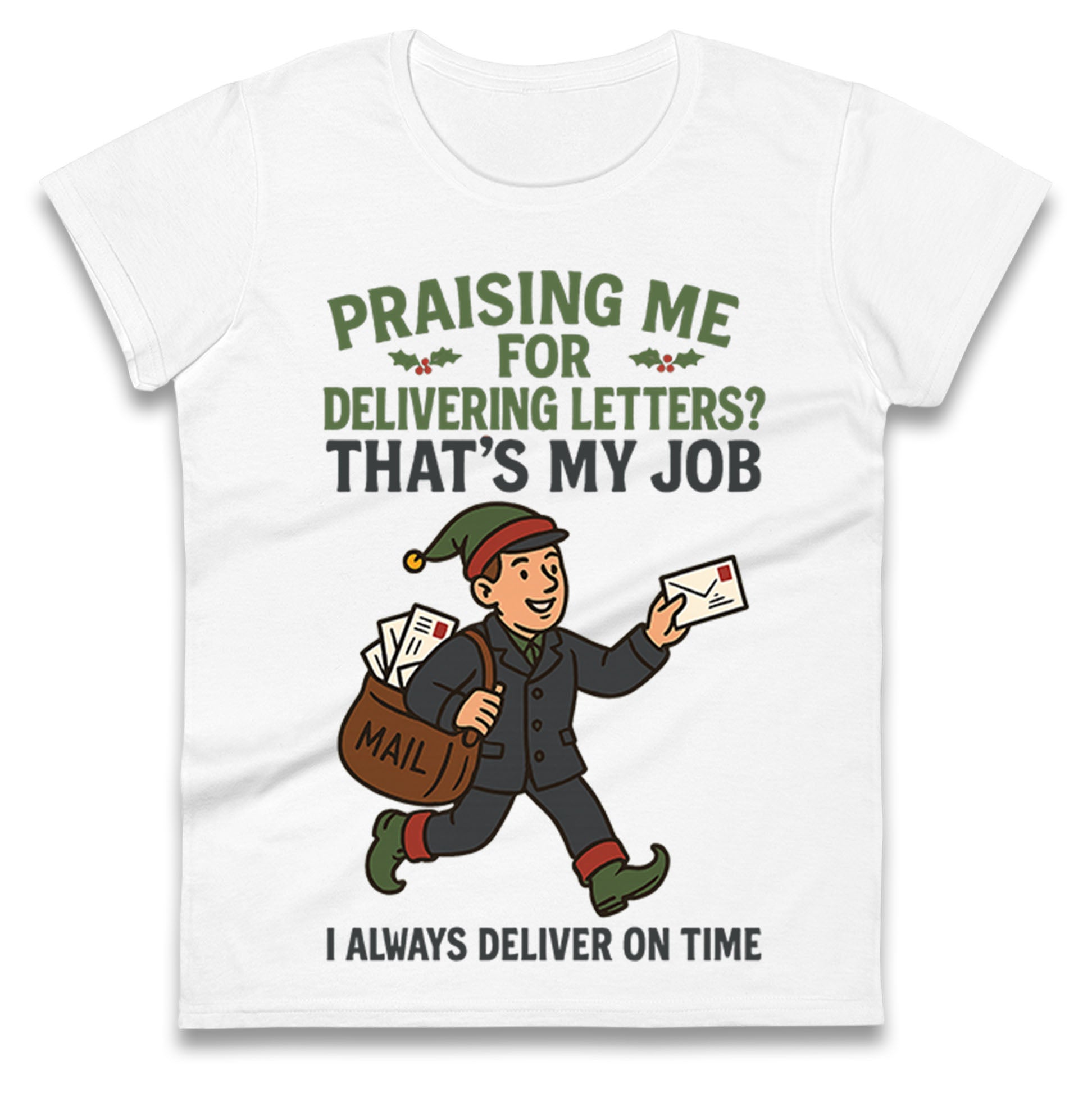 Royal Mail Christmas Ladies T Shirt