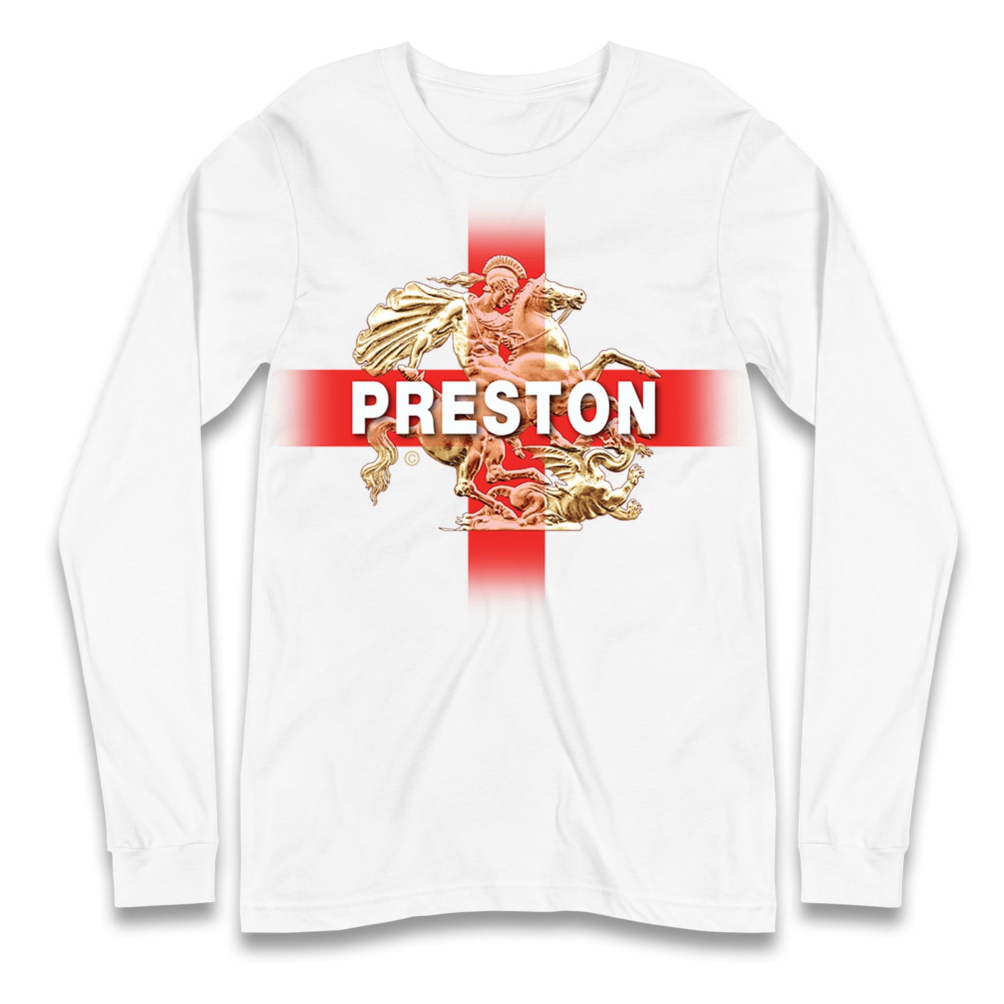 Preston St George & The Dragon Long Sleeve T Shirt