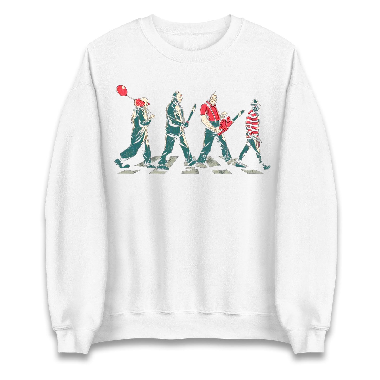 Horror Characters Friends Spoof Halloween Unisex Sweatshirt