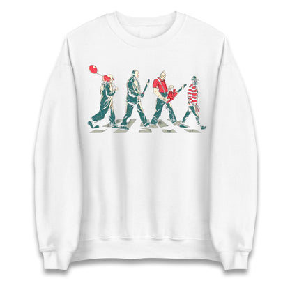 Horror Characters Friends Spoof Halloween Unisex Sweatshirt