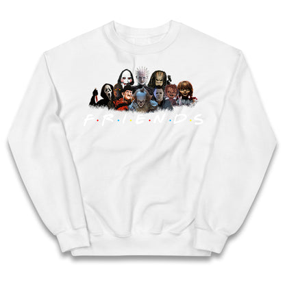 Horror Characters Friends Halloween Kids Jumper