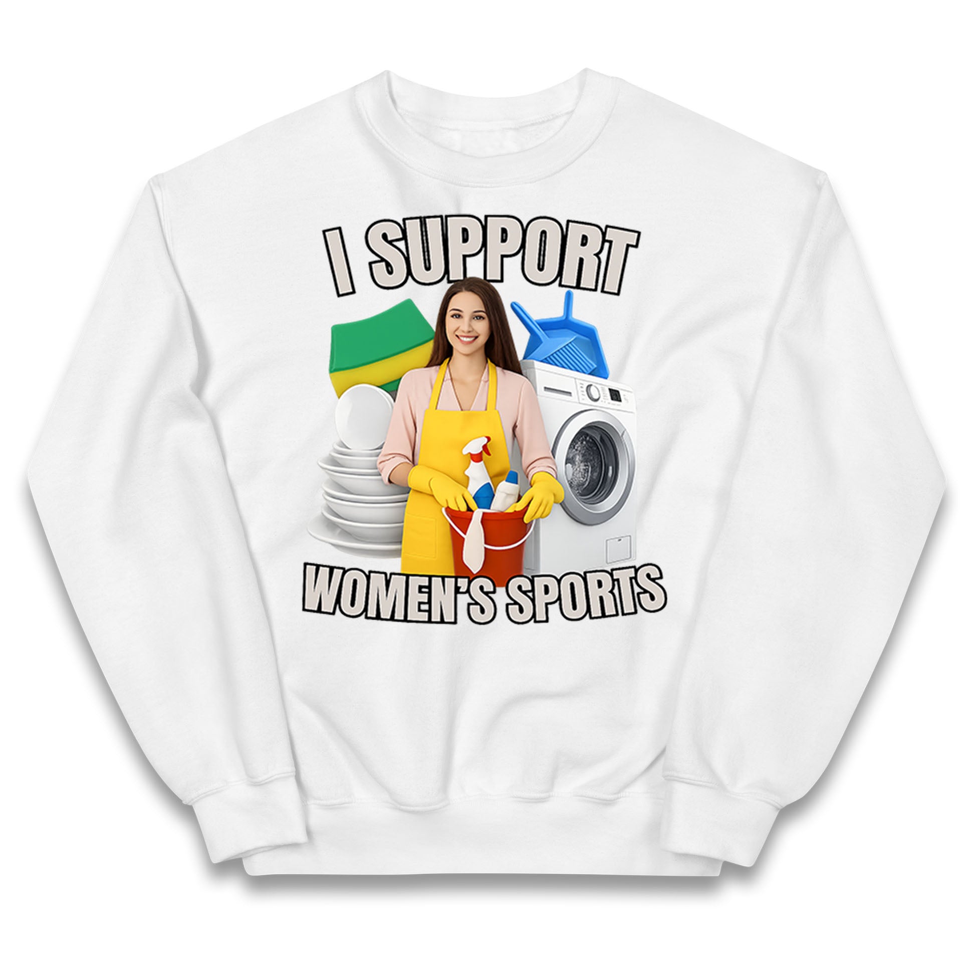 I Support Women's Sports Kids Jumper
