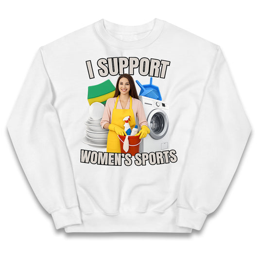 I Support Women's Sports Kids Jumper