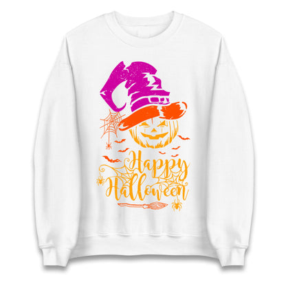 Spooky Pumpkin Happy Halloween Sweatshirt
