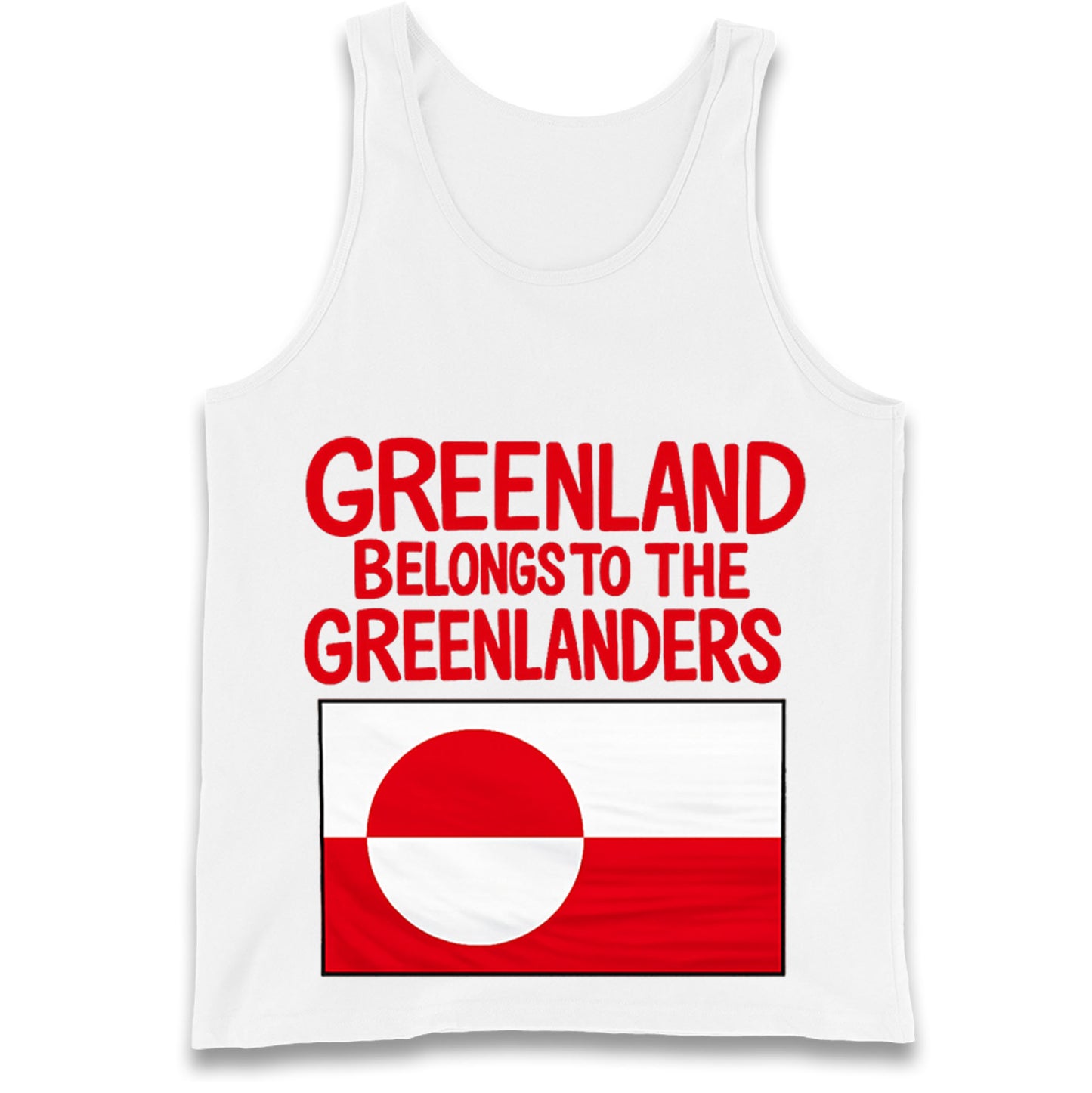Greenland Belongs To The Greenlanders Tank Top