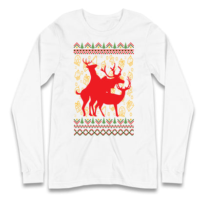 Reindeer Making Fun Christmas T Shirt