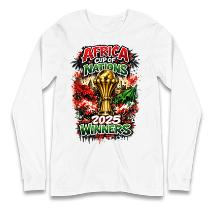 Morocco Africa Cup Of Nations Winners 2025 Longsleeve T Shirt