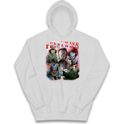 The Clown Pennywise Scary Halloween Bootleg Kids Hoodie