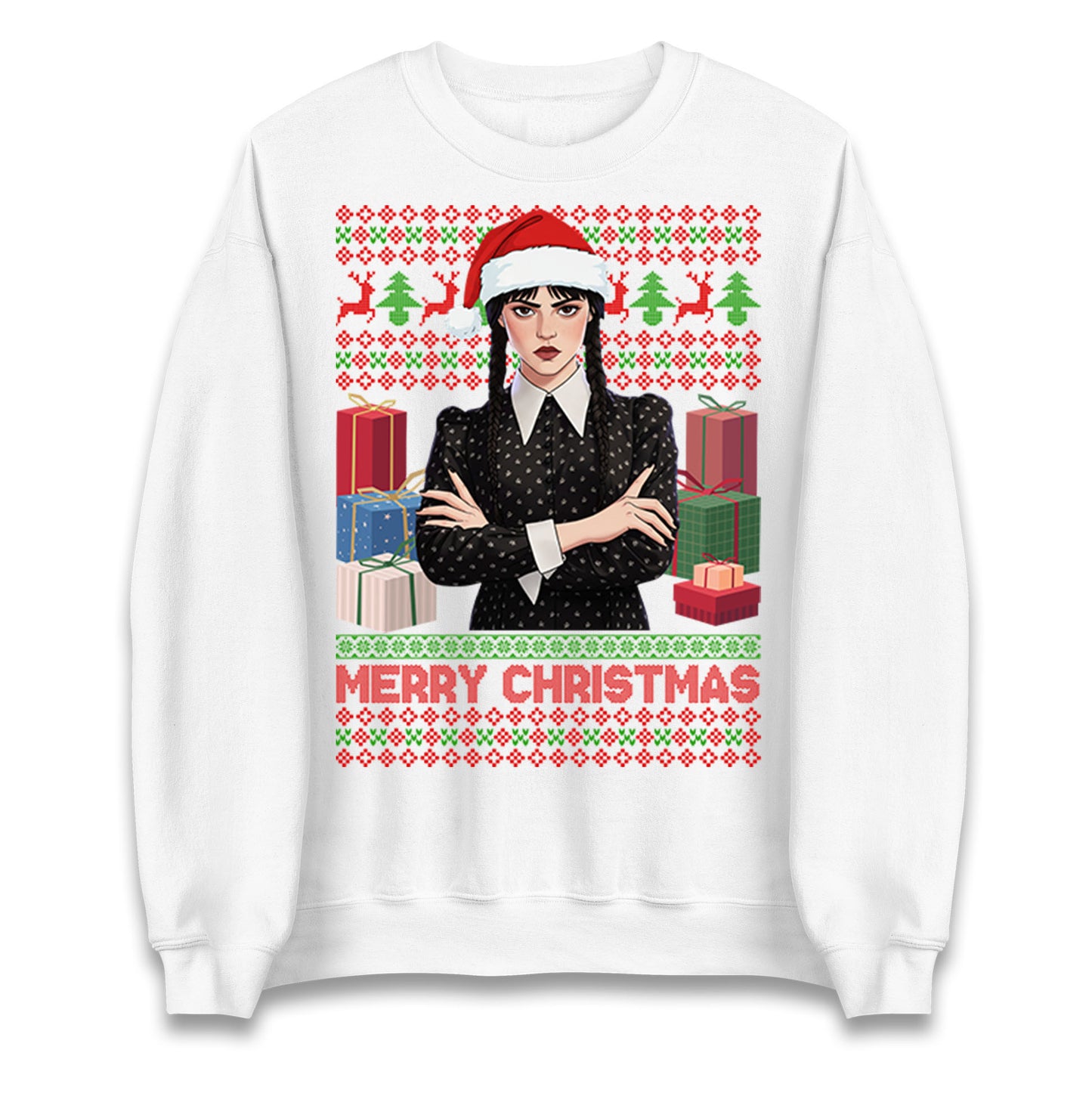 Wednesday Addams Christmas Jumper