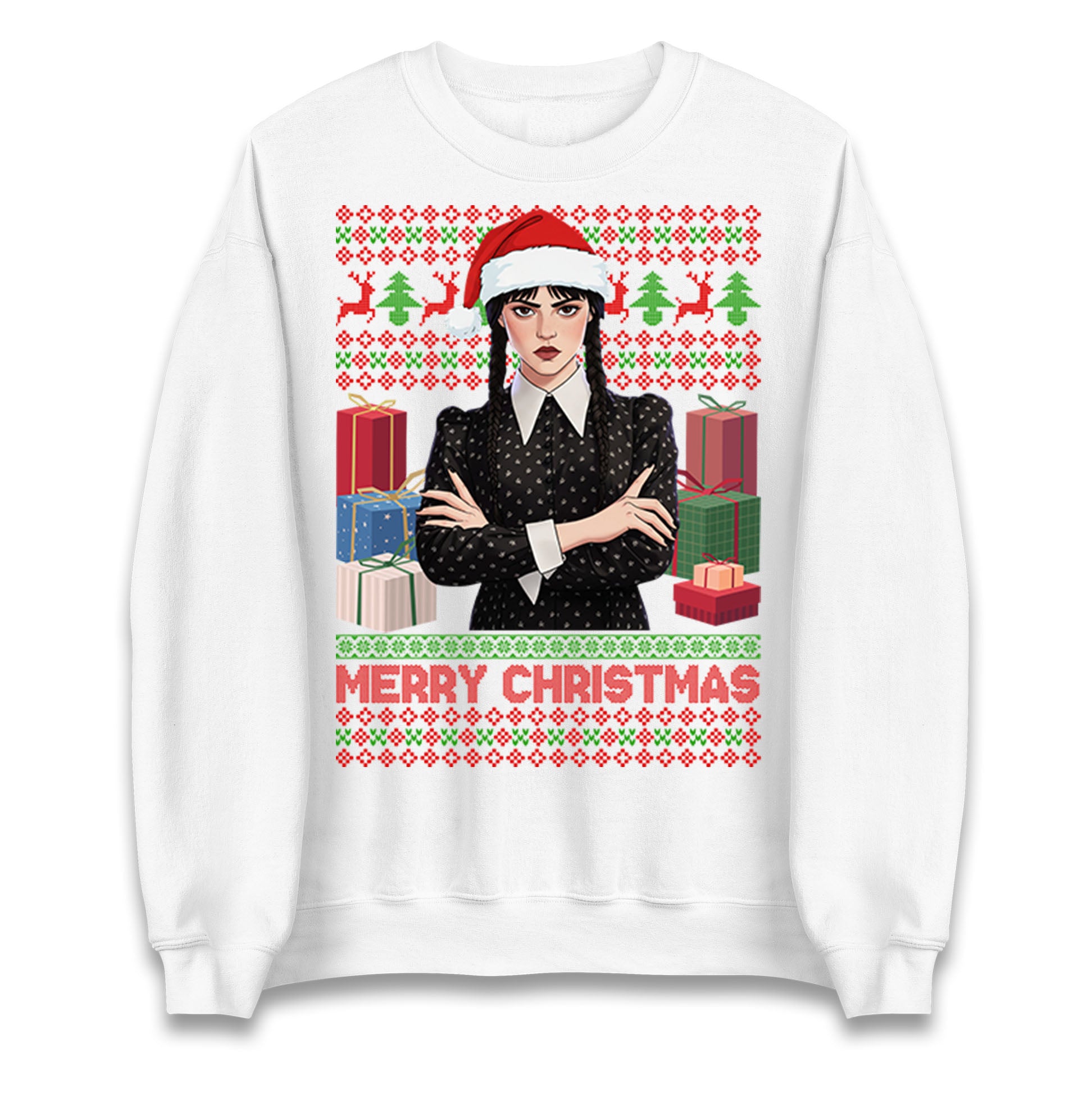 Wednesday Addams Christmas Jumper