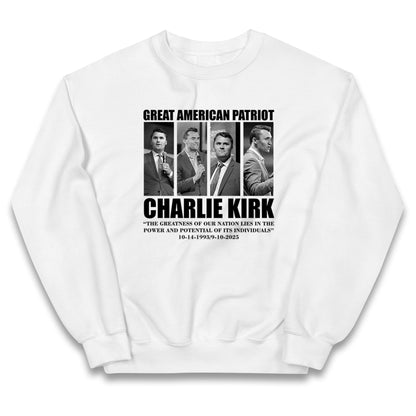 Charlie Kirk Kids Jumper