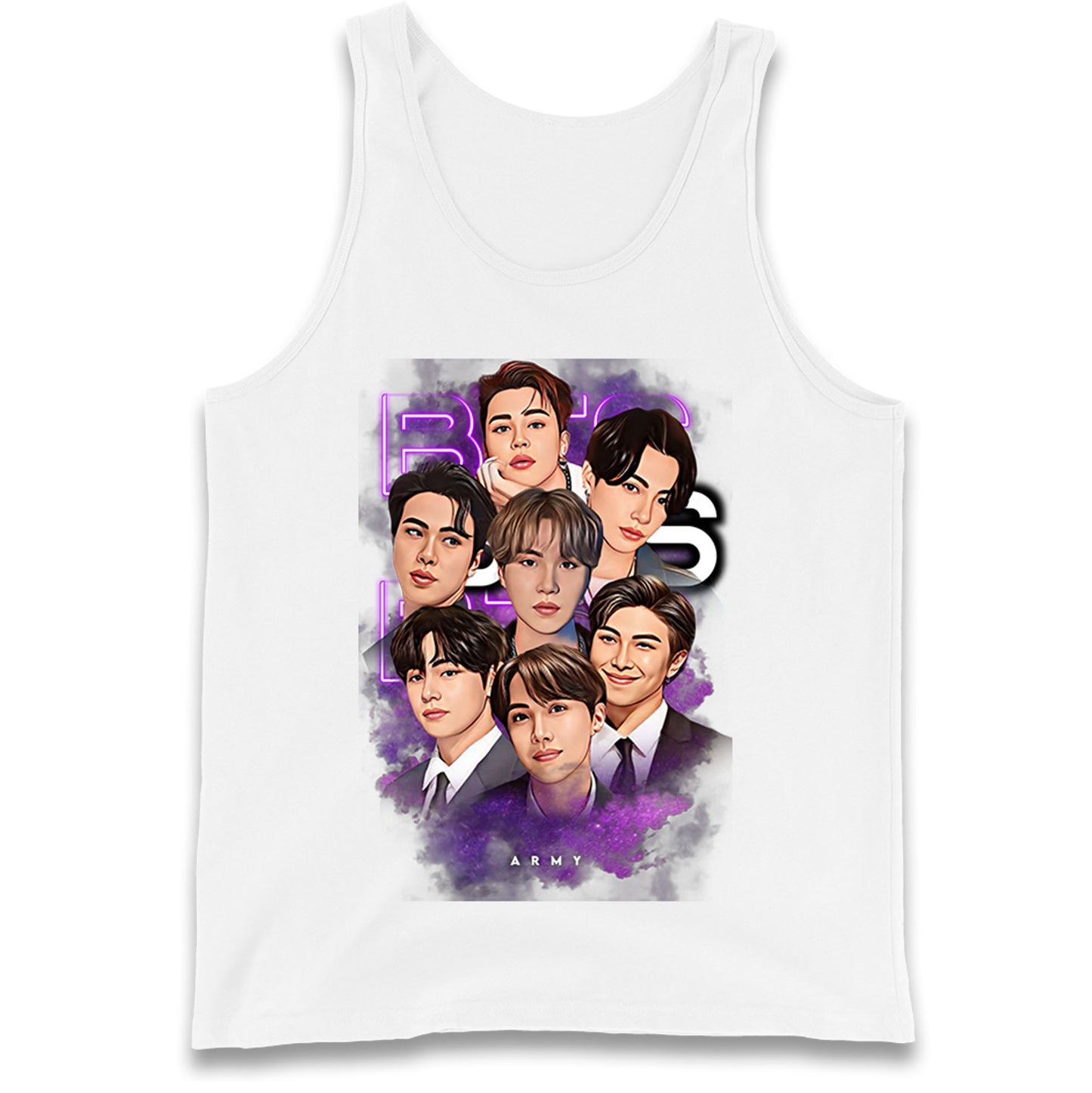 BTS K POP Tank Top