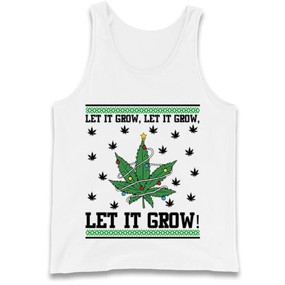 Cannabis Christmas Tank Top