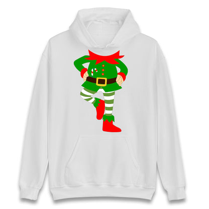 Personalise Christmas Party Wear Elf Unisex Hoodie