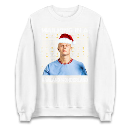 erling haaland christmas sweatshirt