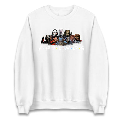 Horror Characters Friends Halloween Unisex Sweatshirt