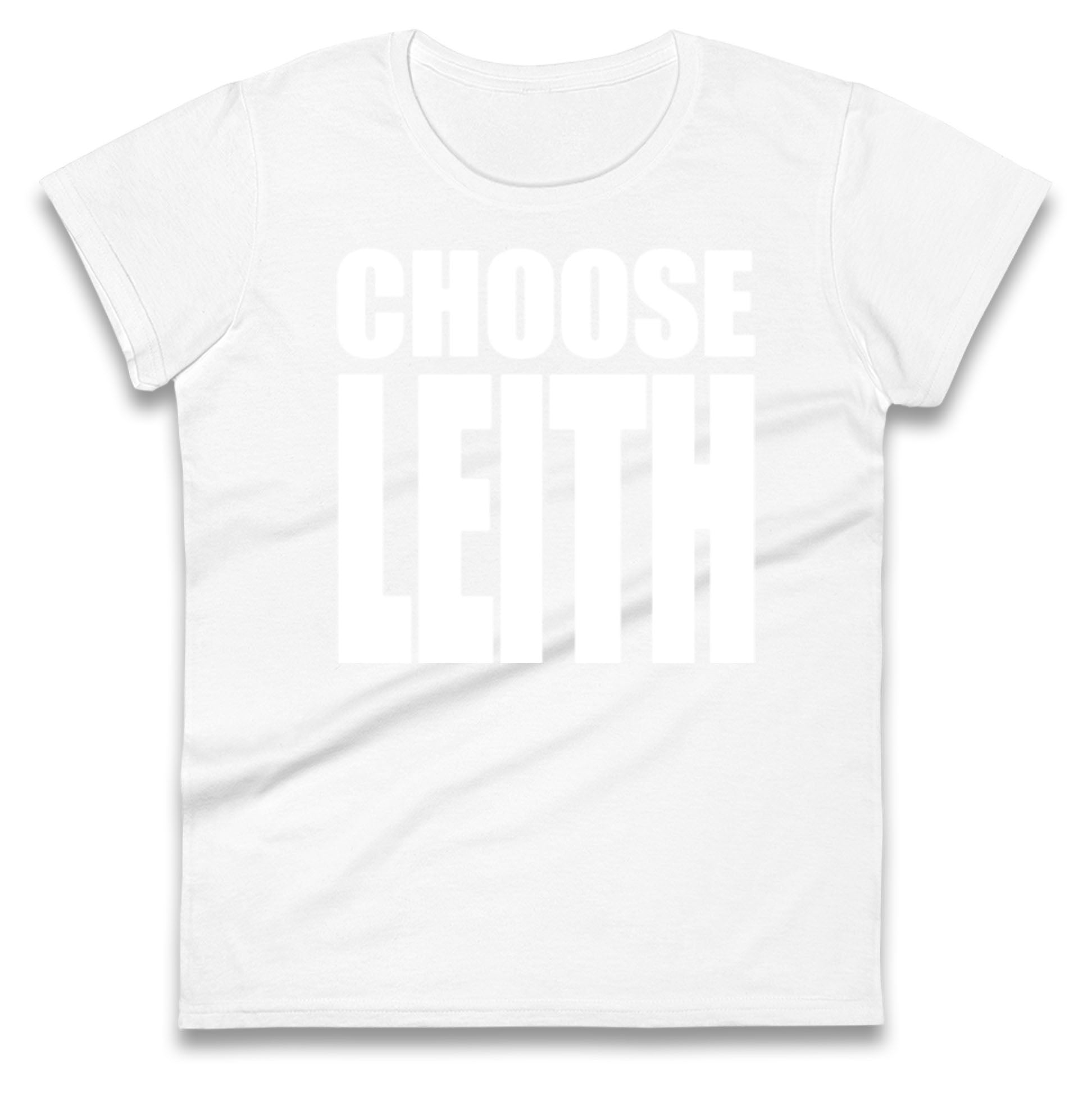 Hibs FC Choose Leith Football Ladies T Shirt 