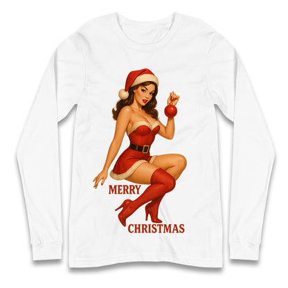 Merry Christmas Sexy Christmas Long Sleeve Shirt
