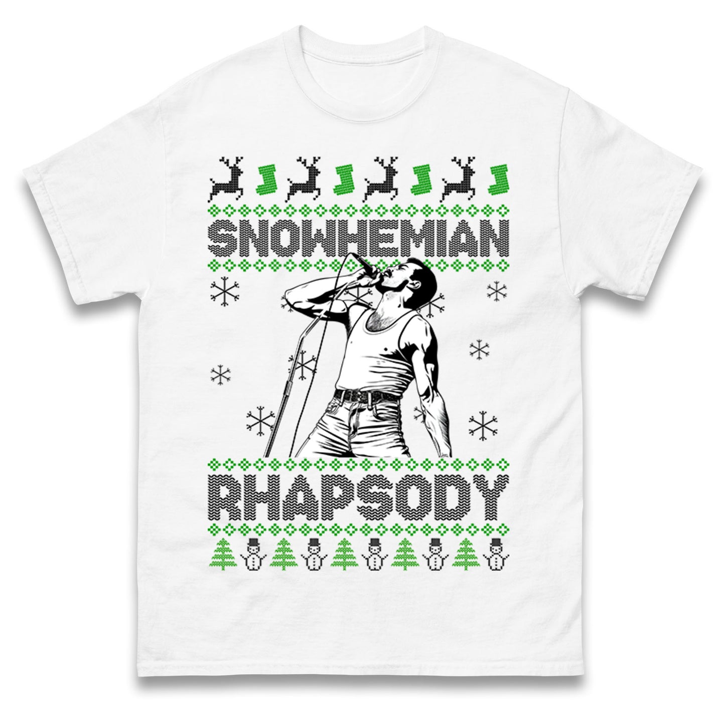 Freddie Mercury Christmas T Shirt