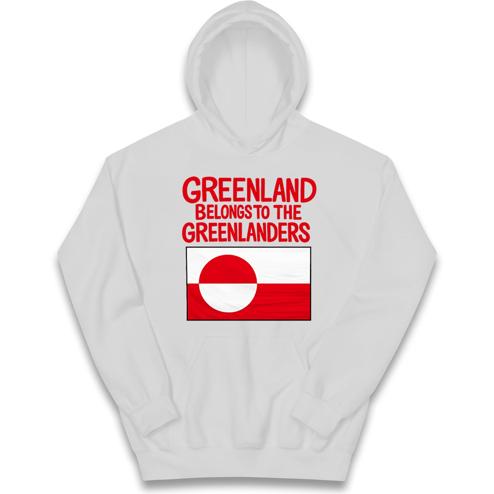 Greenland Belongs To The Greenlanders Kids Hoodie 