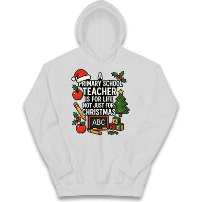 Primary School Teacher Christmas Kids Hoodie