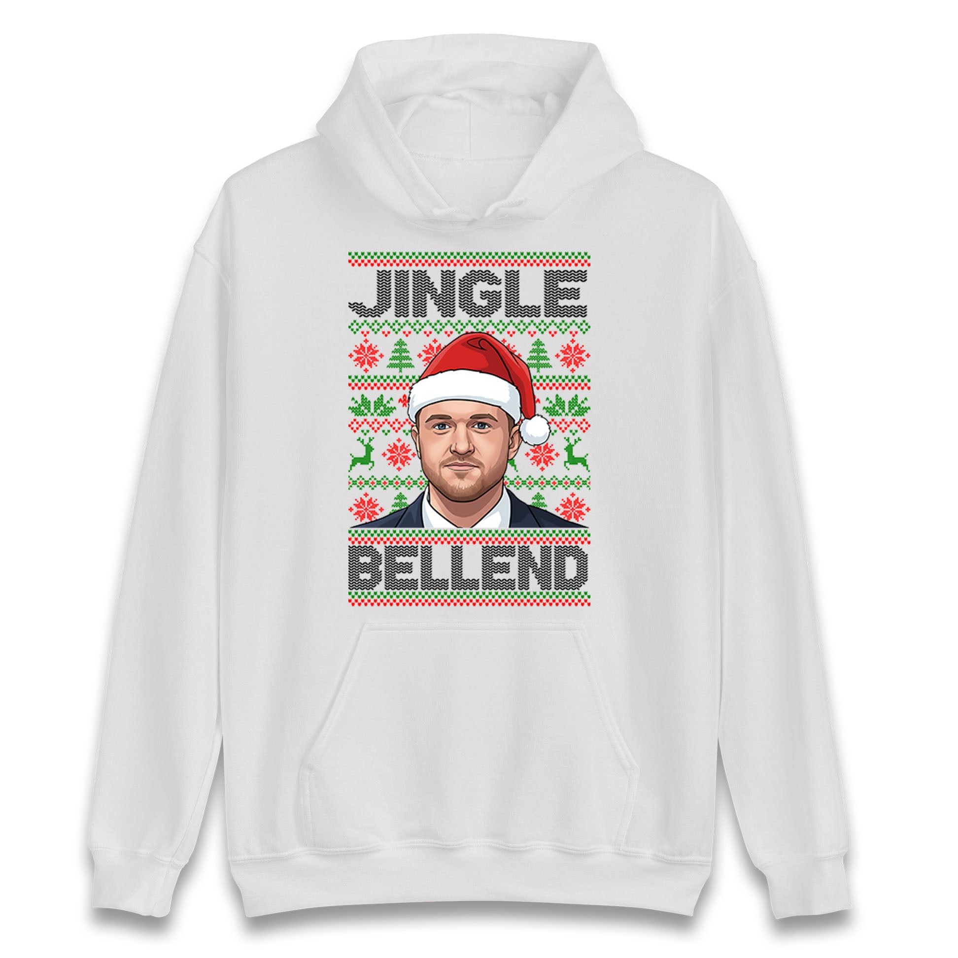 Tommy Robinson Jingle Bell Hoodie 
