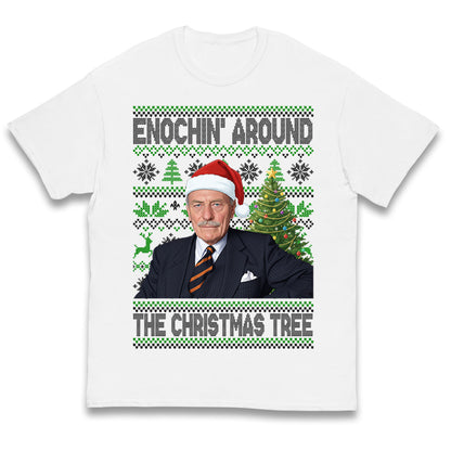 Enoch Powell Enochin Around the Christmas Tree Christmas Kids T Shirt
