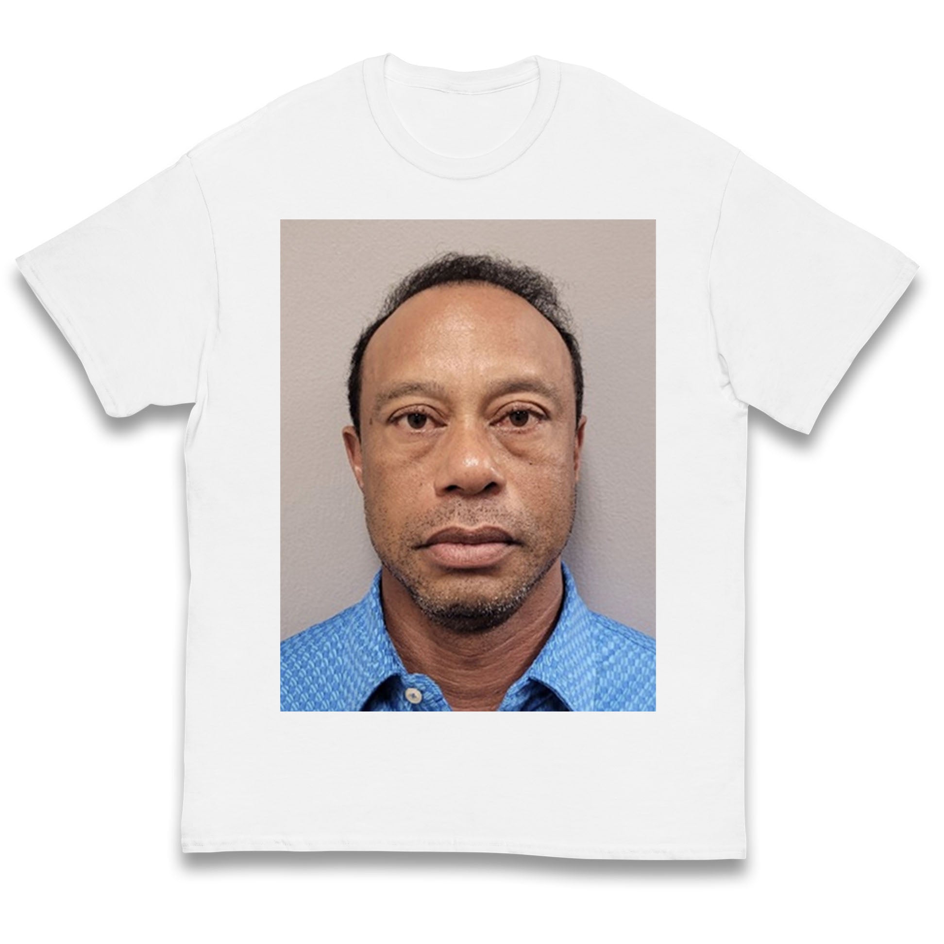 Tiger Woods Mugshot Kids T Shirt