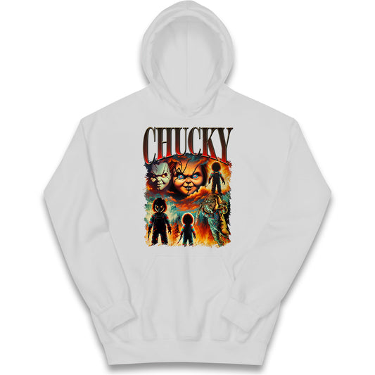 Chucky Doll Halloween Bootleg Kids Hoodie