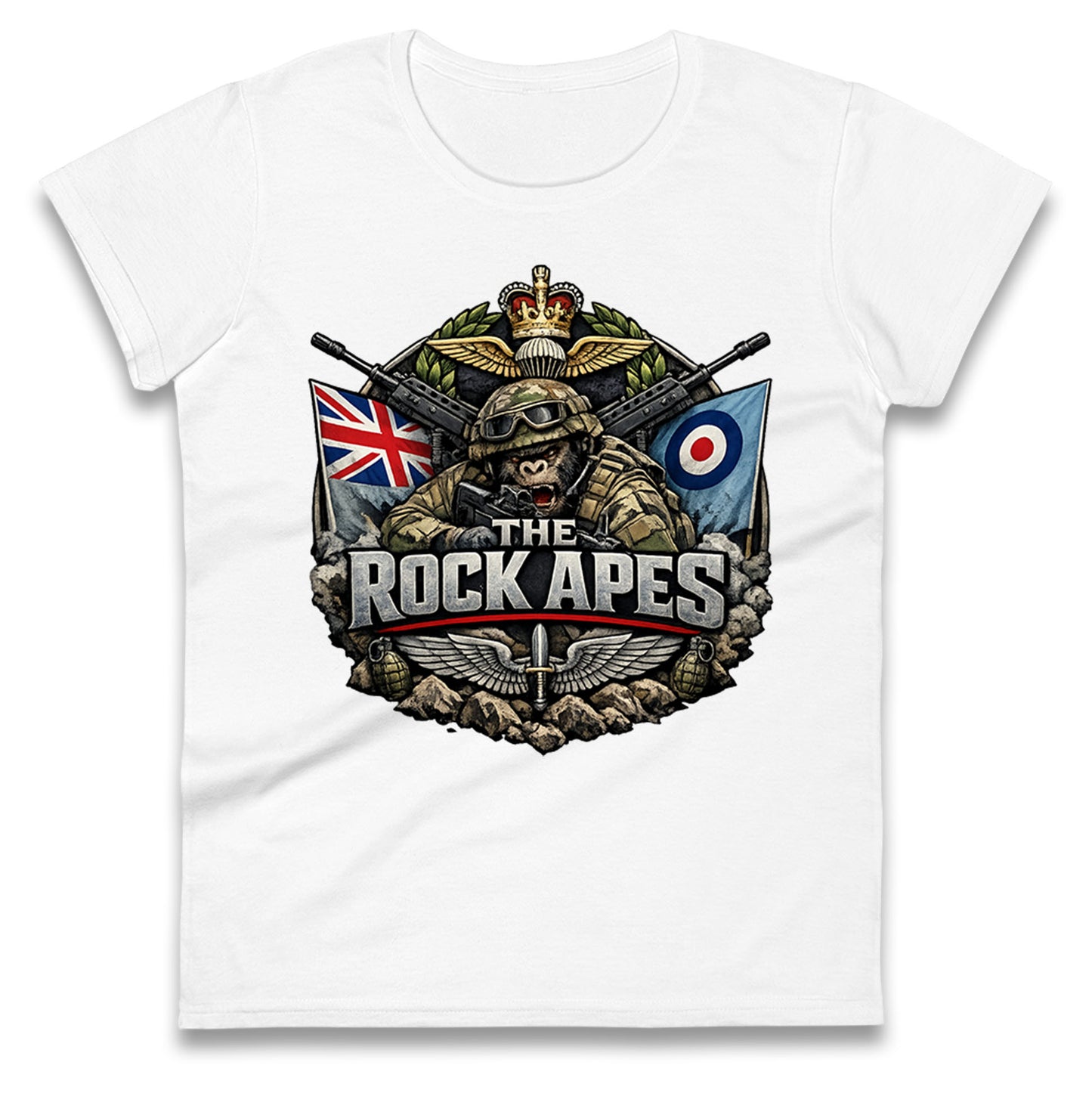 The Rock Apes Ladies T Shirt