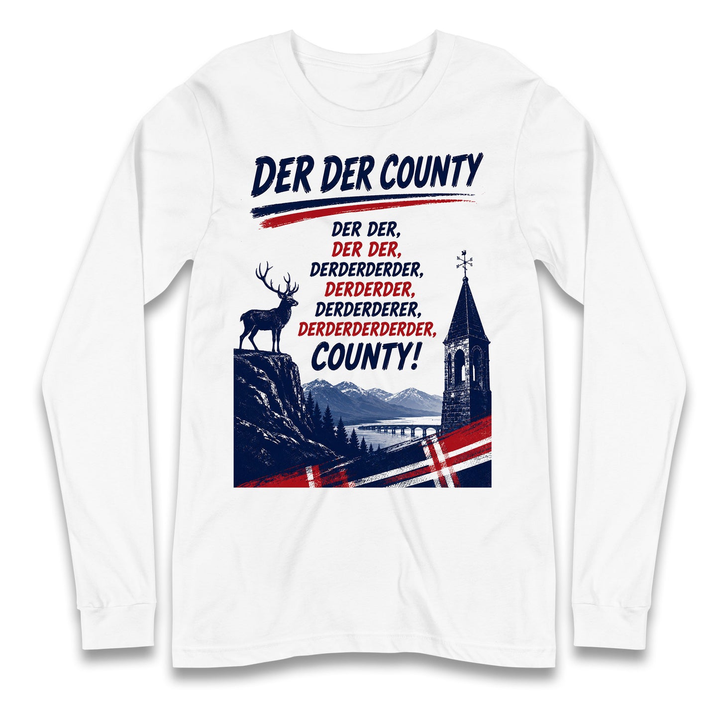 Der Der County Ross County Football Longsleeve Tee