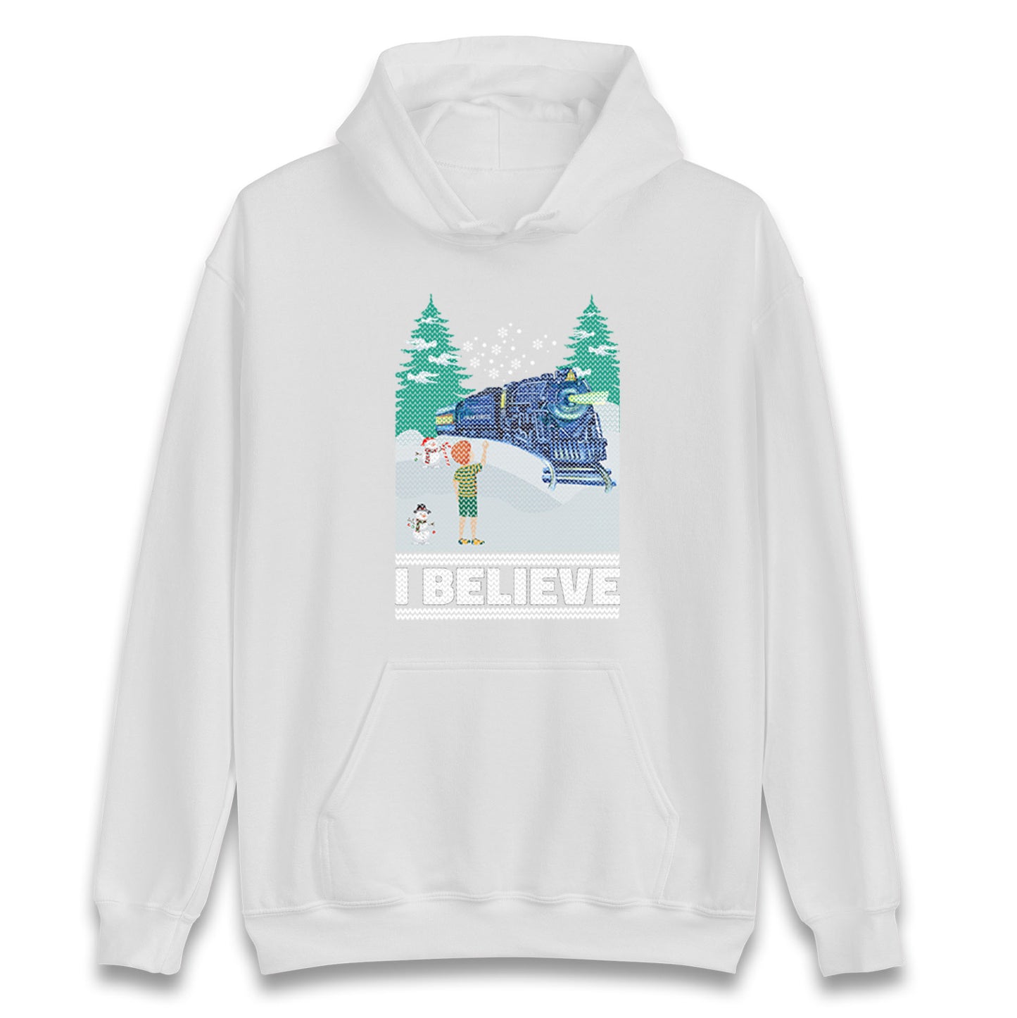 I Beleive Polar Express Christmas Unisex Hoodie