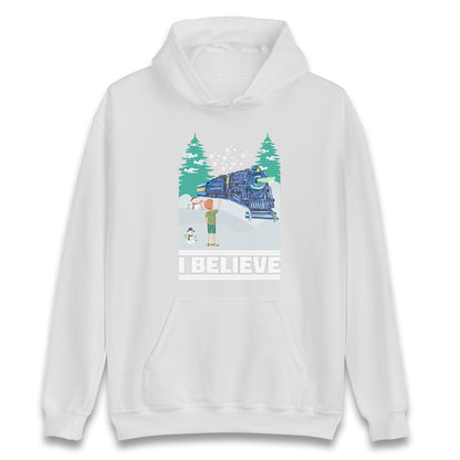 I Beleive Polar Express Christmas Unisex Hoodie
