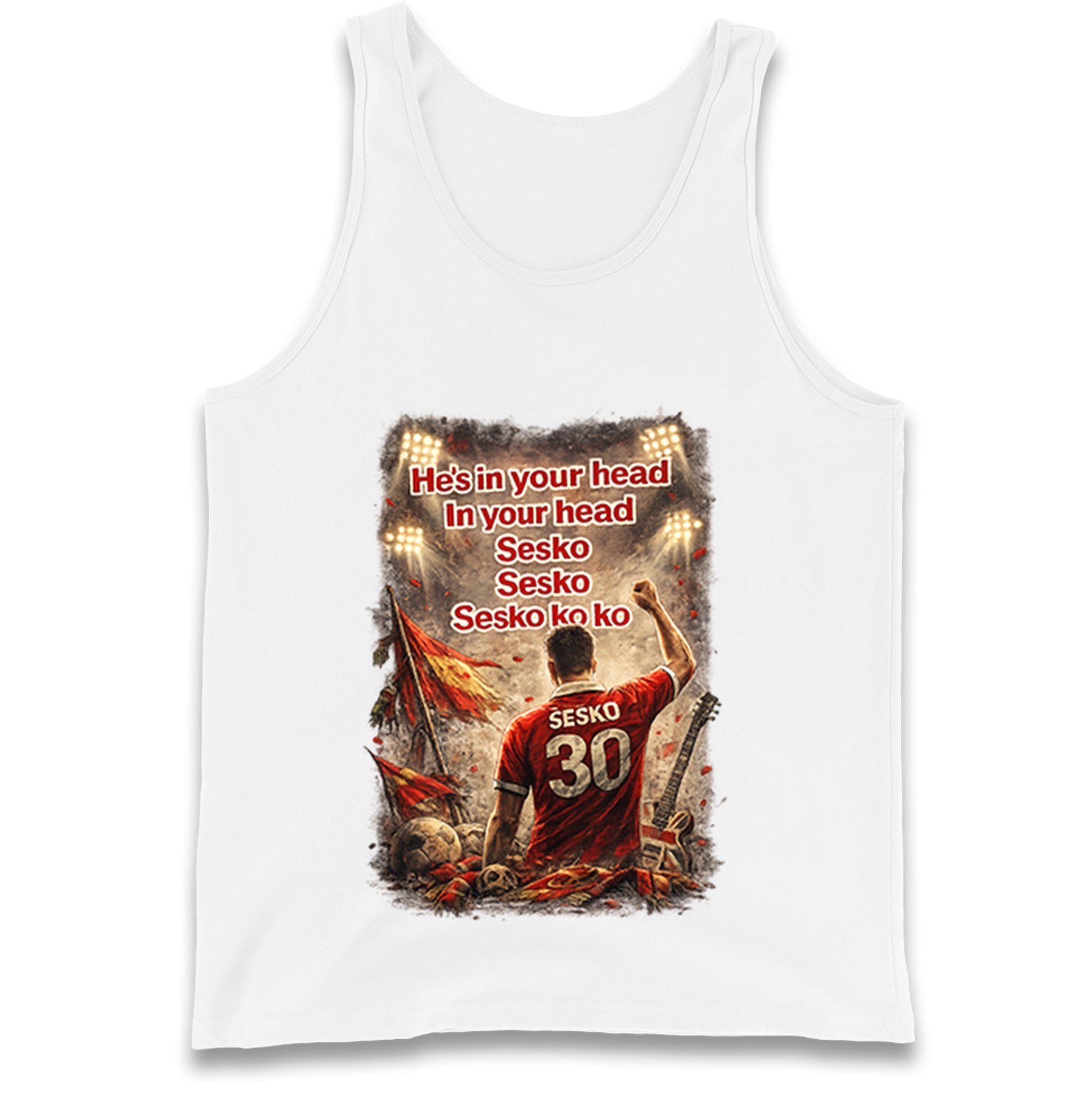 He's in Your Head in Your Head Sesko Sesko Sesko ko ko Tank Top