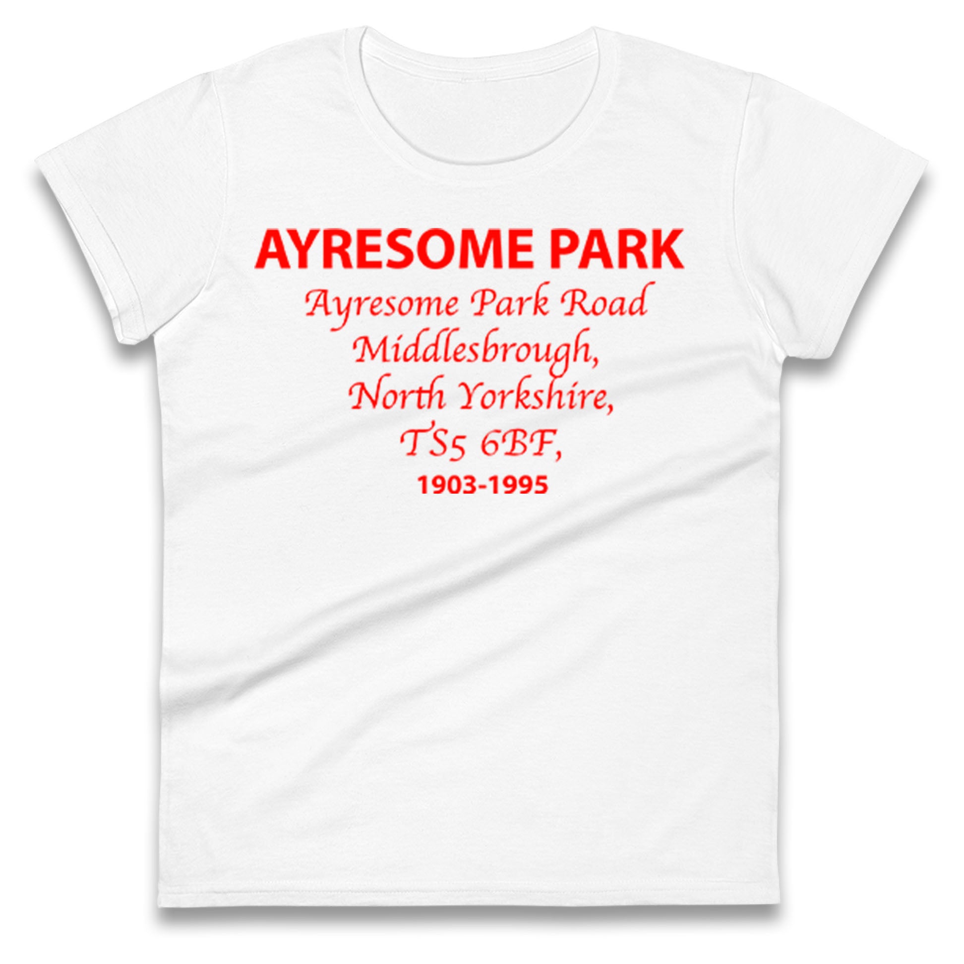Middlesbrough Ayresome Park Ladies T Shirt