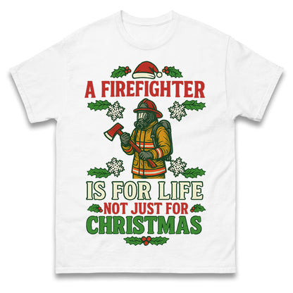 Firefighter Christmas T Shirt