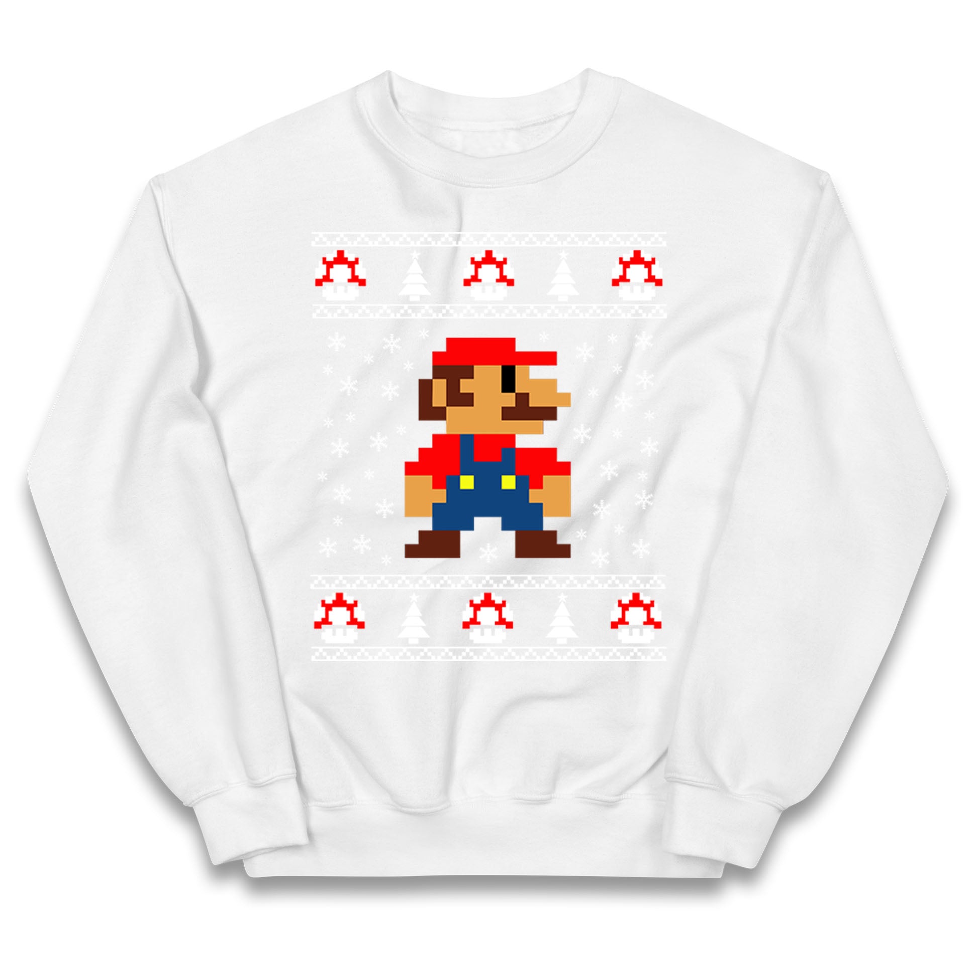 super mario christmas jumper
