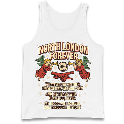 North London Forever Arsenal Christmas Tank Top