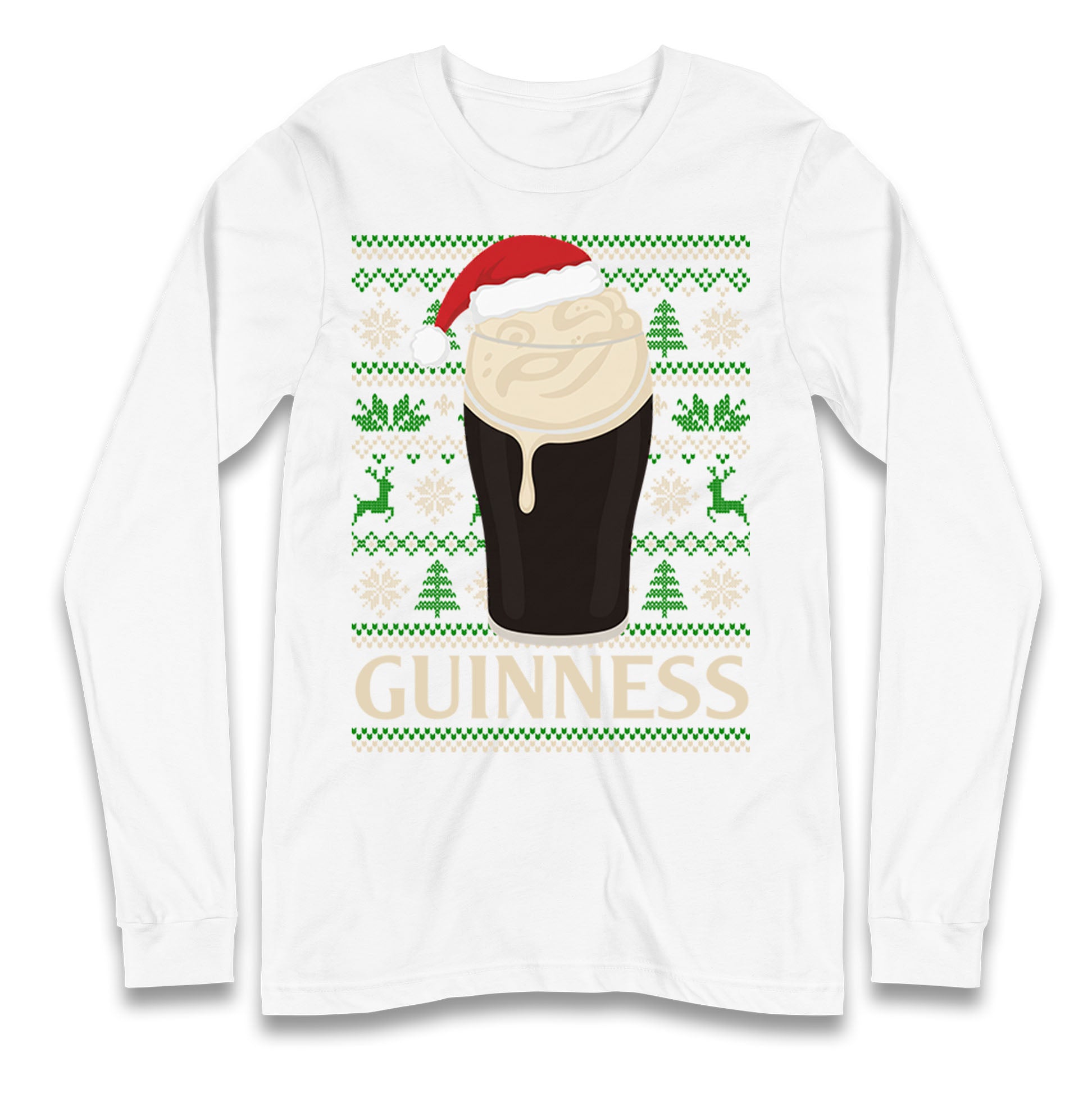 Guinness Christmas Longsleeve T Shirt