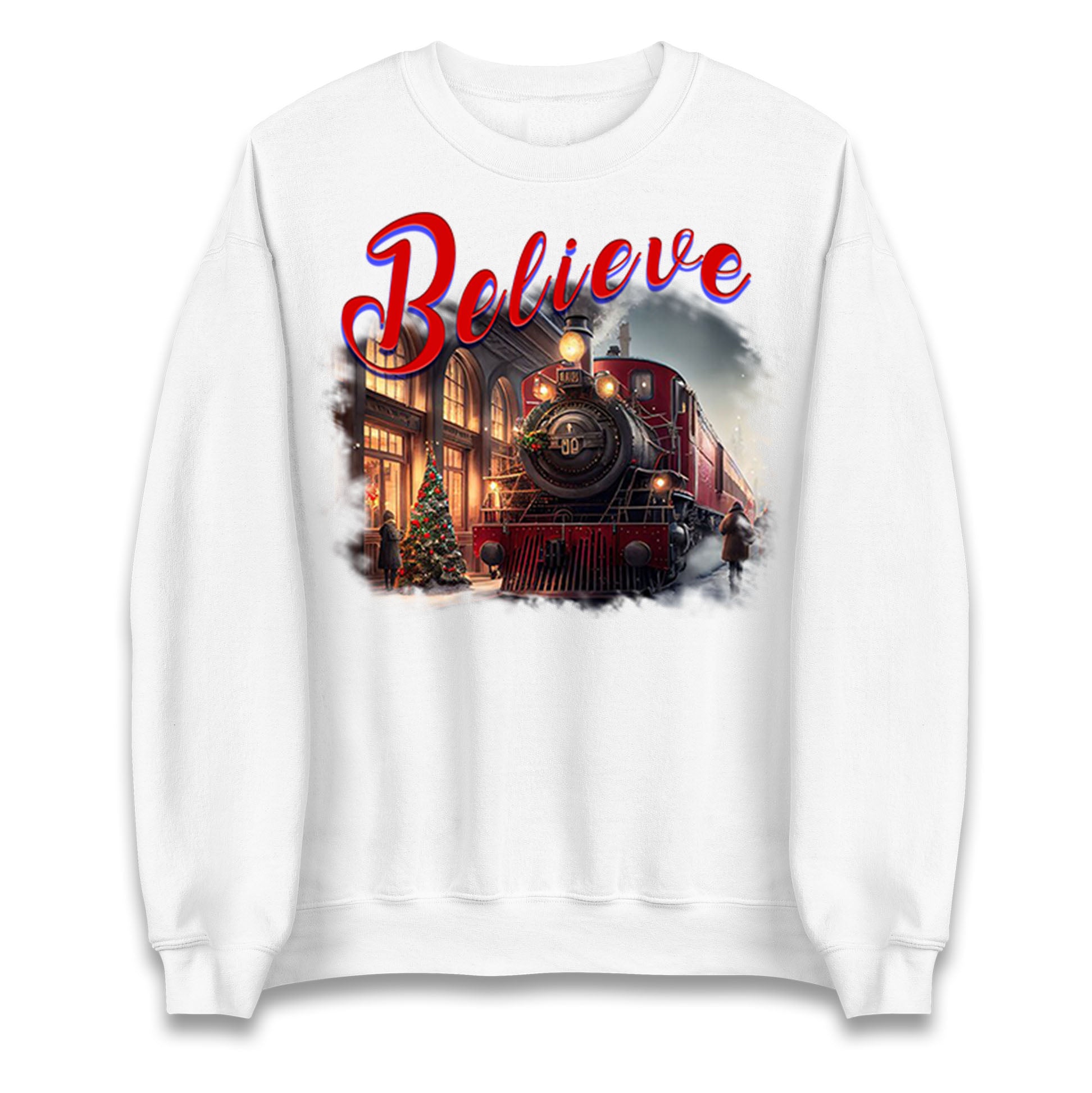 polar express christmas sweatshirt
