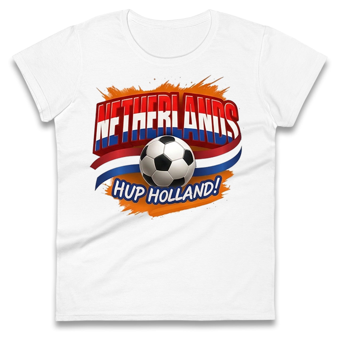 Holland Retro World Cup Ladies T Shirt 