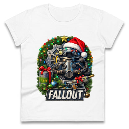 Fallout Christmas Ladies T Shirt